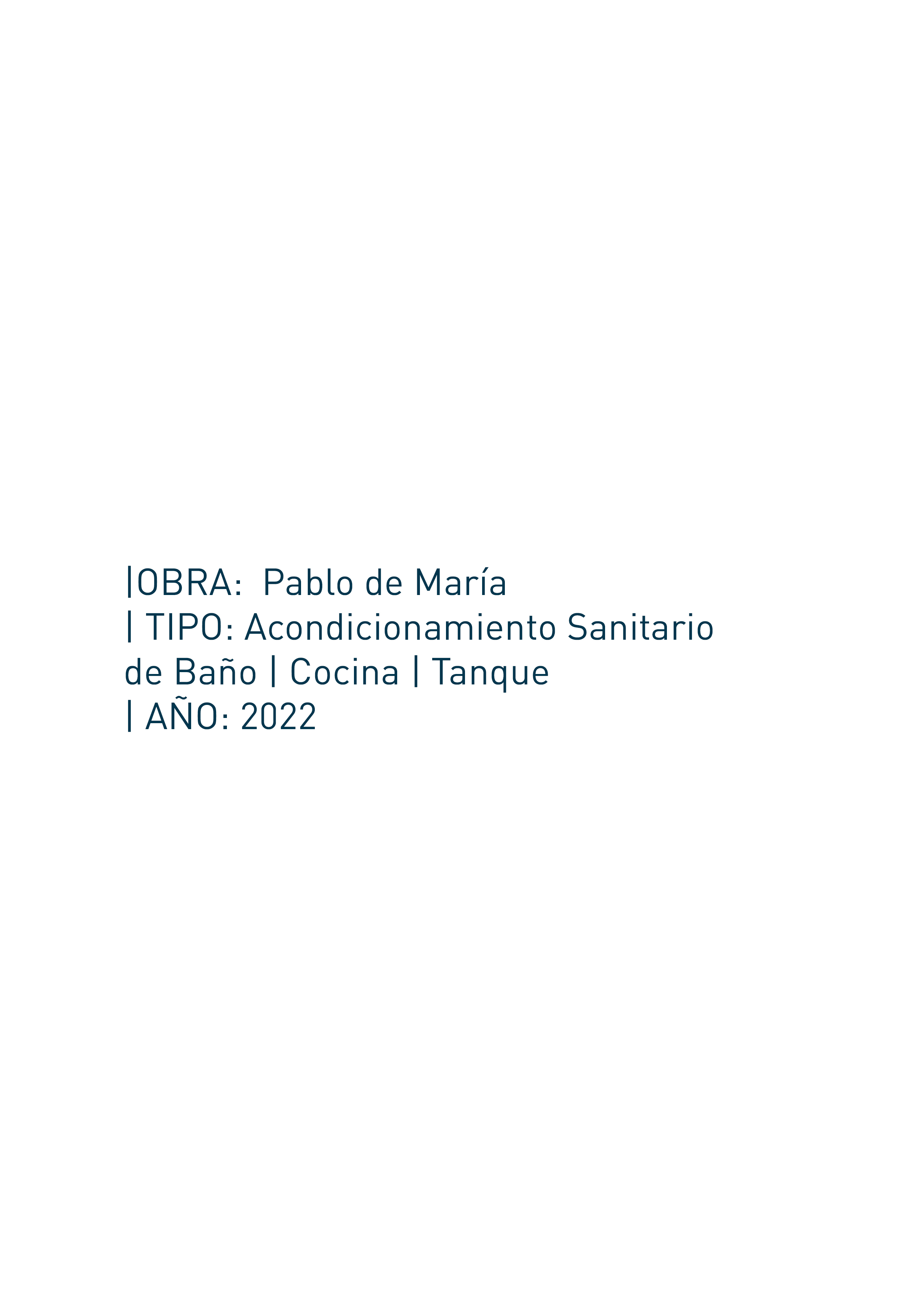 OBRA: Pablo de María
